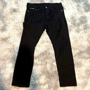 Calvin Klein Size 34/30 Slim Straight Fit Jeans Men's Black Jeans